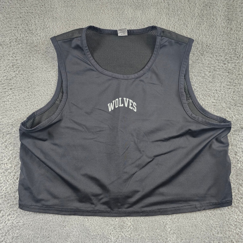 Darc Sport Wolves SHE Limited Edition Mesh Crop Tank Top Black Small 172 of 500